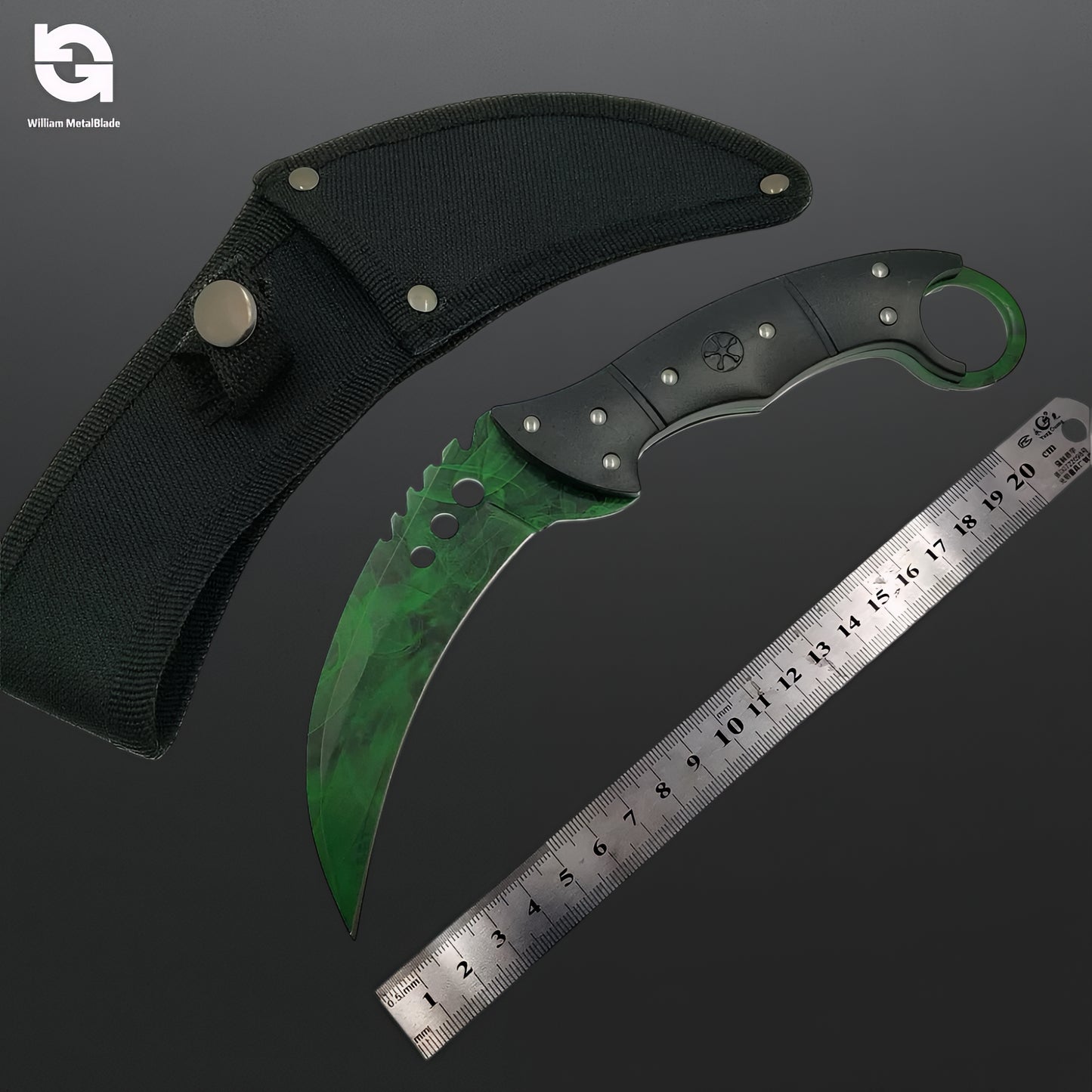 22CM/8.66'' CSGO Talon Knife Sharp Blade Knife