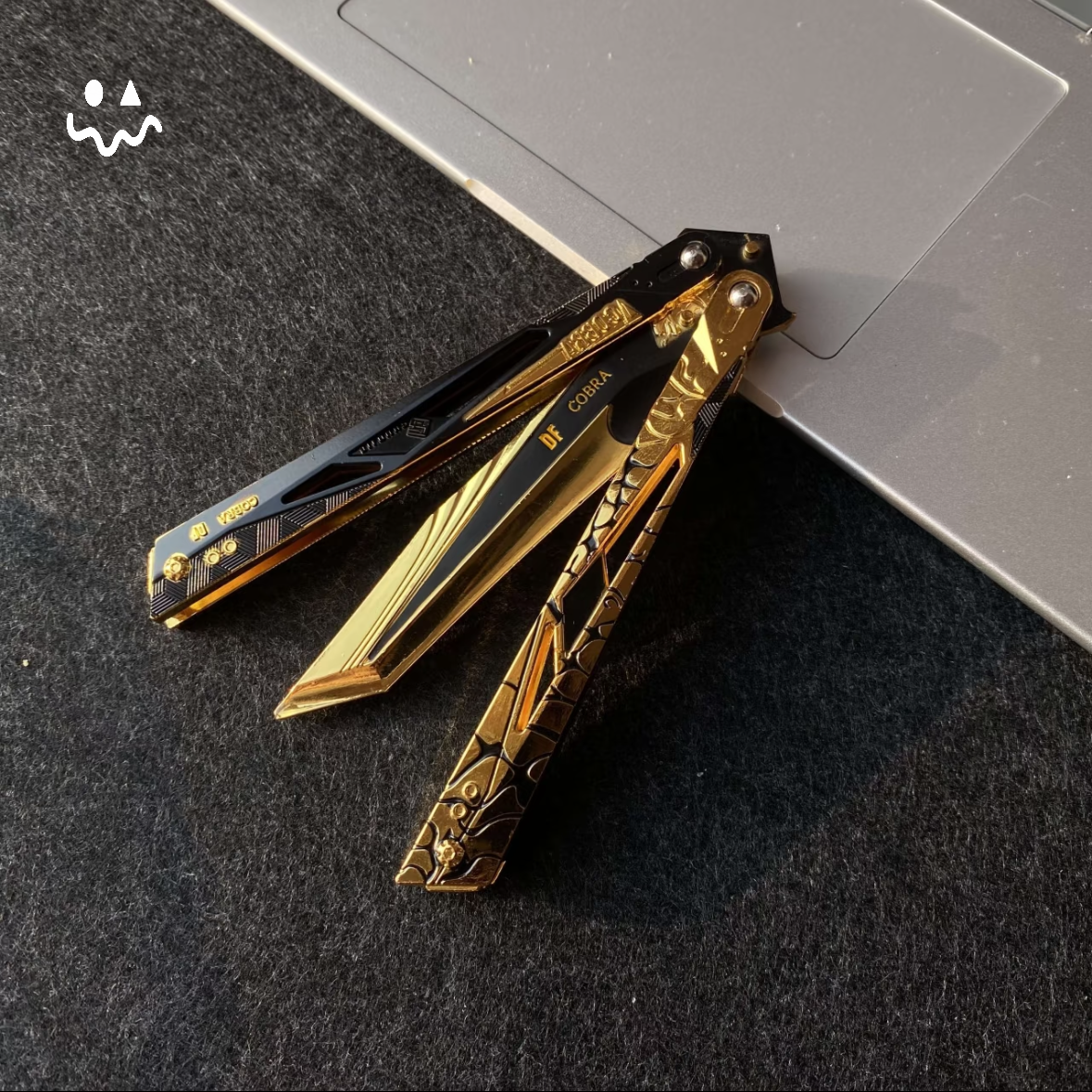22CM/8.7" Metal Cobra Vanguard Butterfly Knife