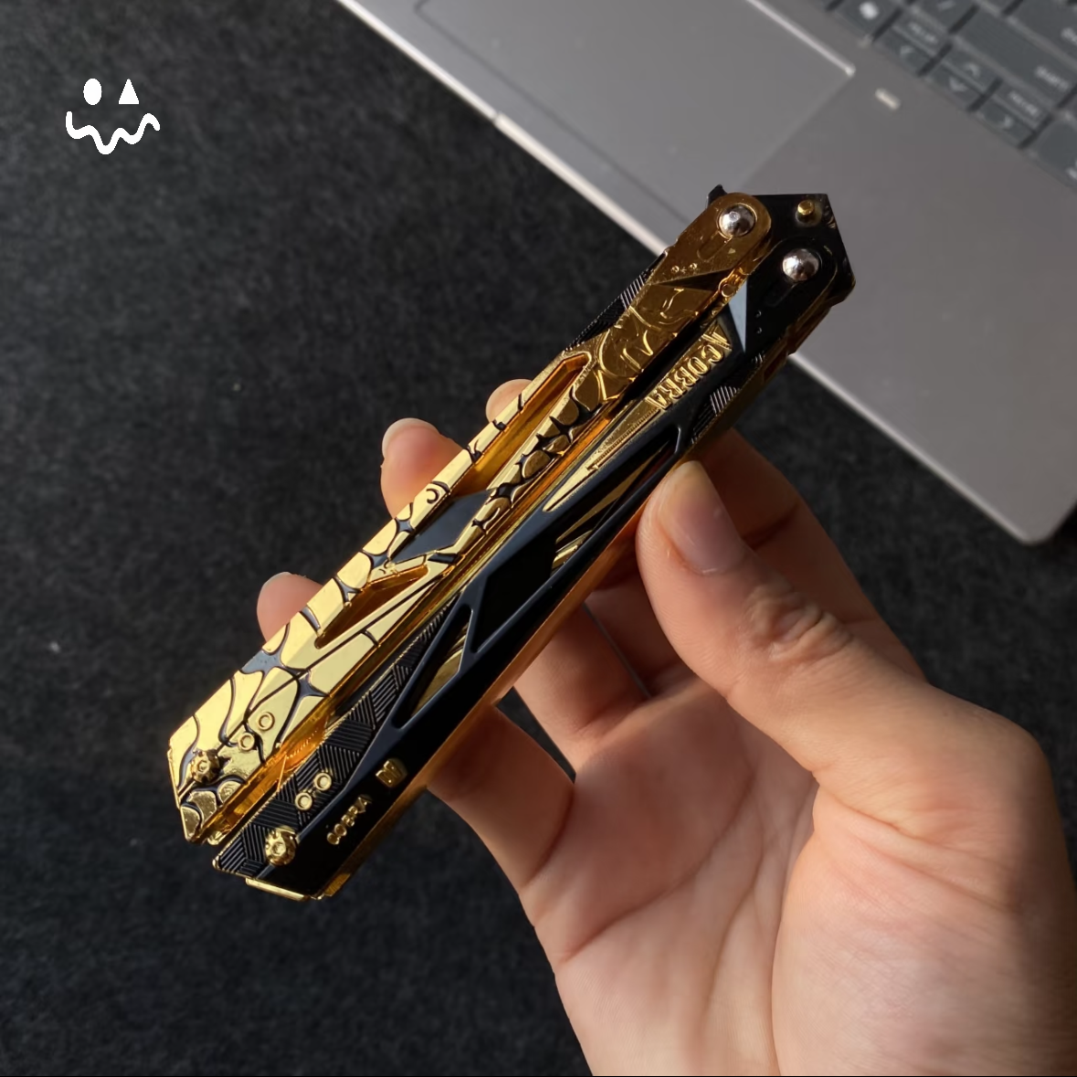 22CM/8.7" Metal Cobra Vanguard Butterfly Knife