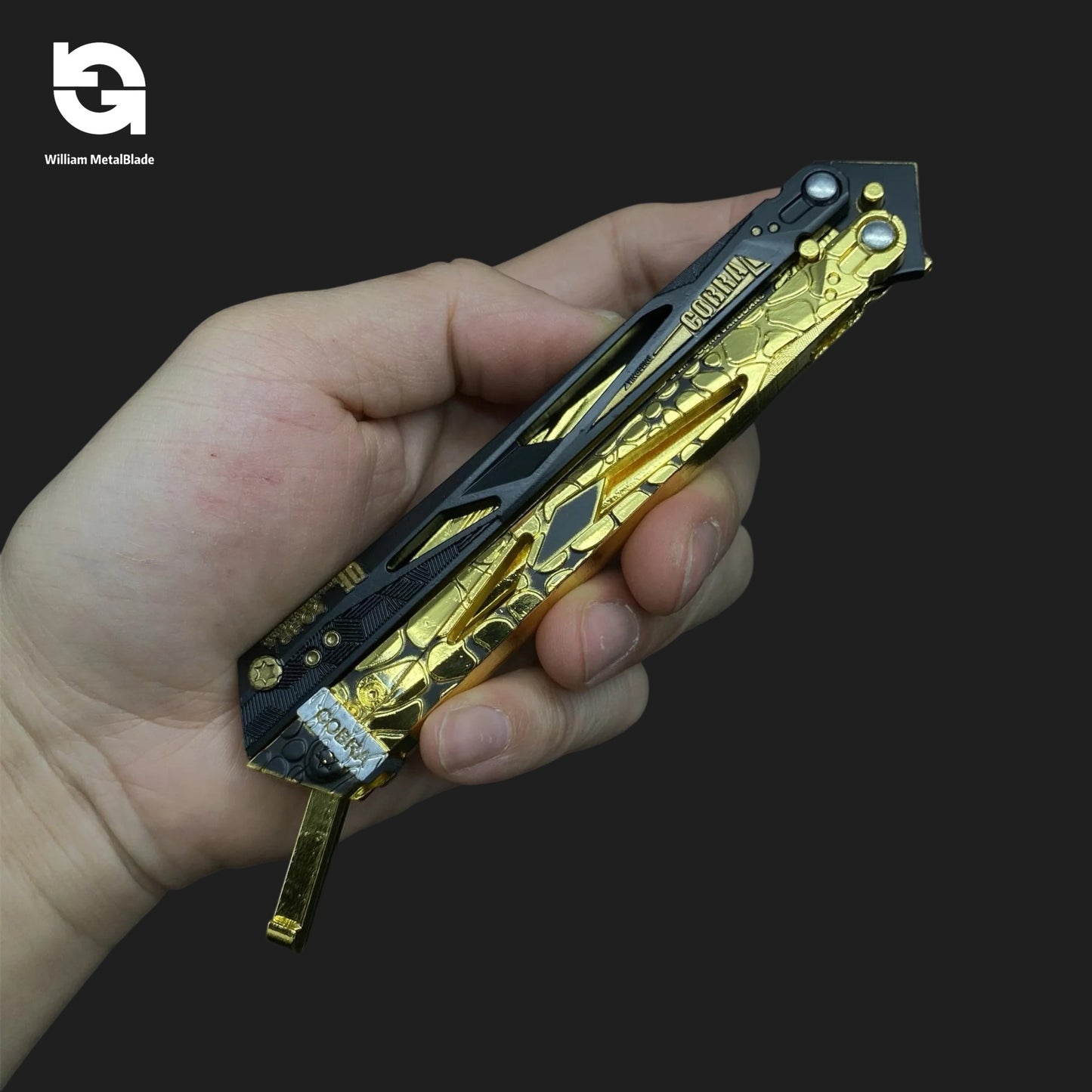 22CM/8.7" Metal Shadow Edge Butterfly Knife