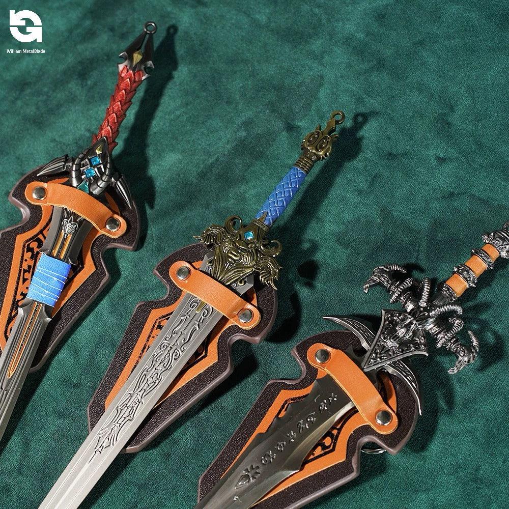 22CM/8.7" WOW Classical Weapon Collection 3 in 1 Pack