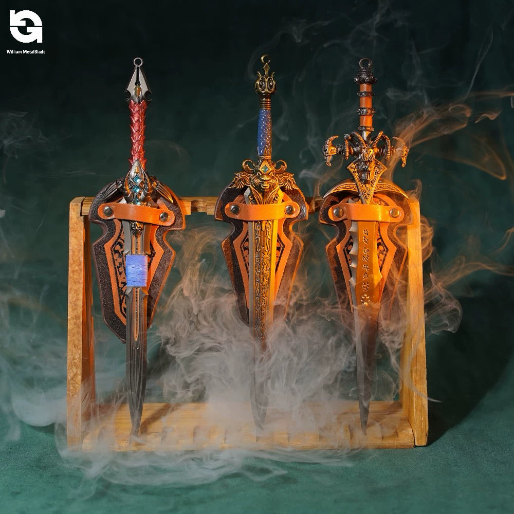 22CM/8.7" WOW Classical Weapon Collection 3 in 1 Pack
