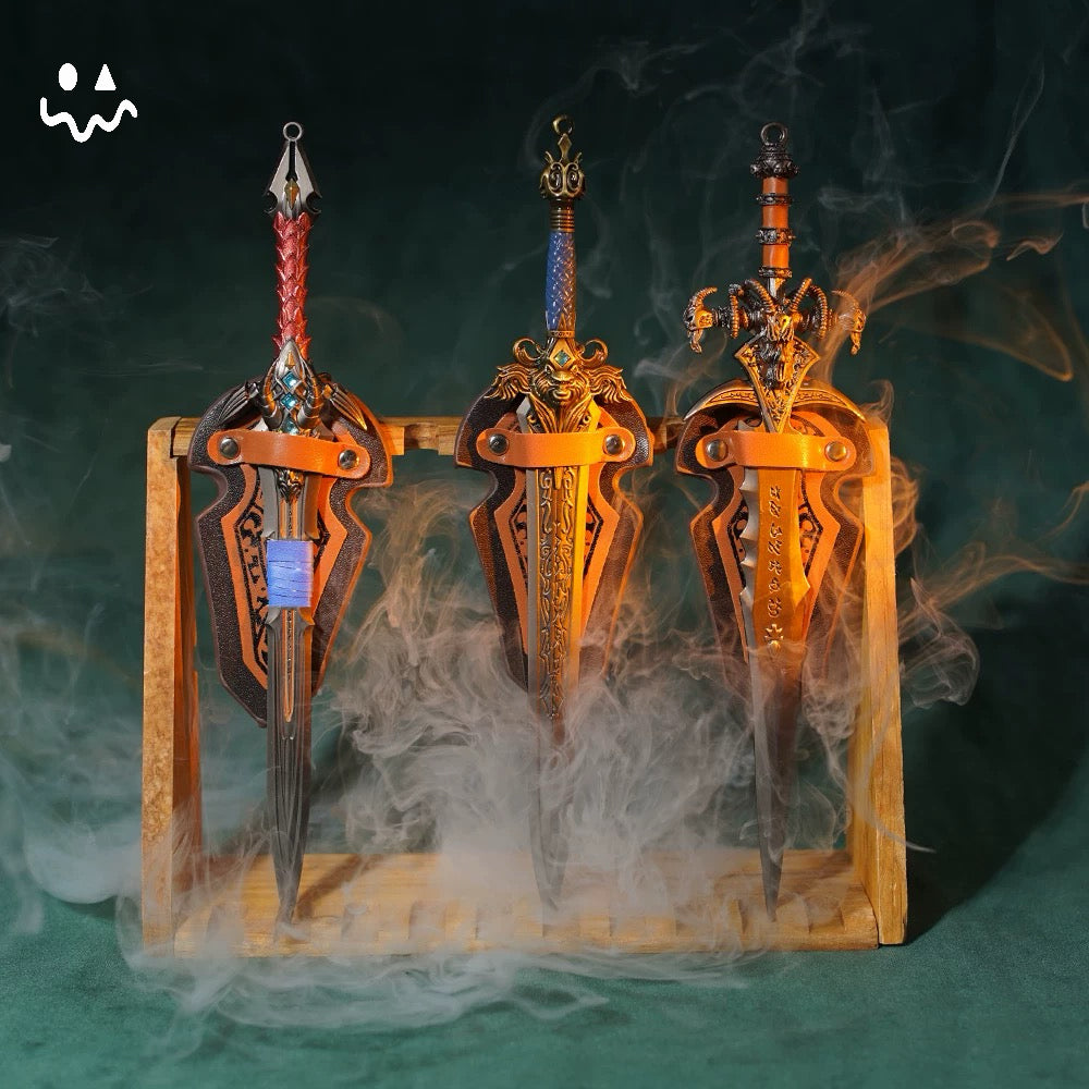 22CM/8.7" WOW Classical Weapon Collection 3 in 1 Pack
