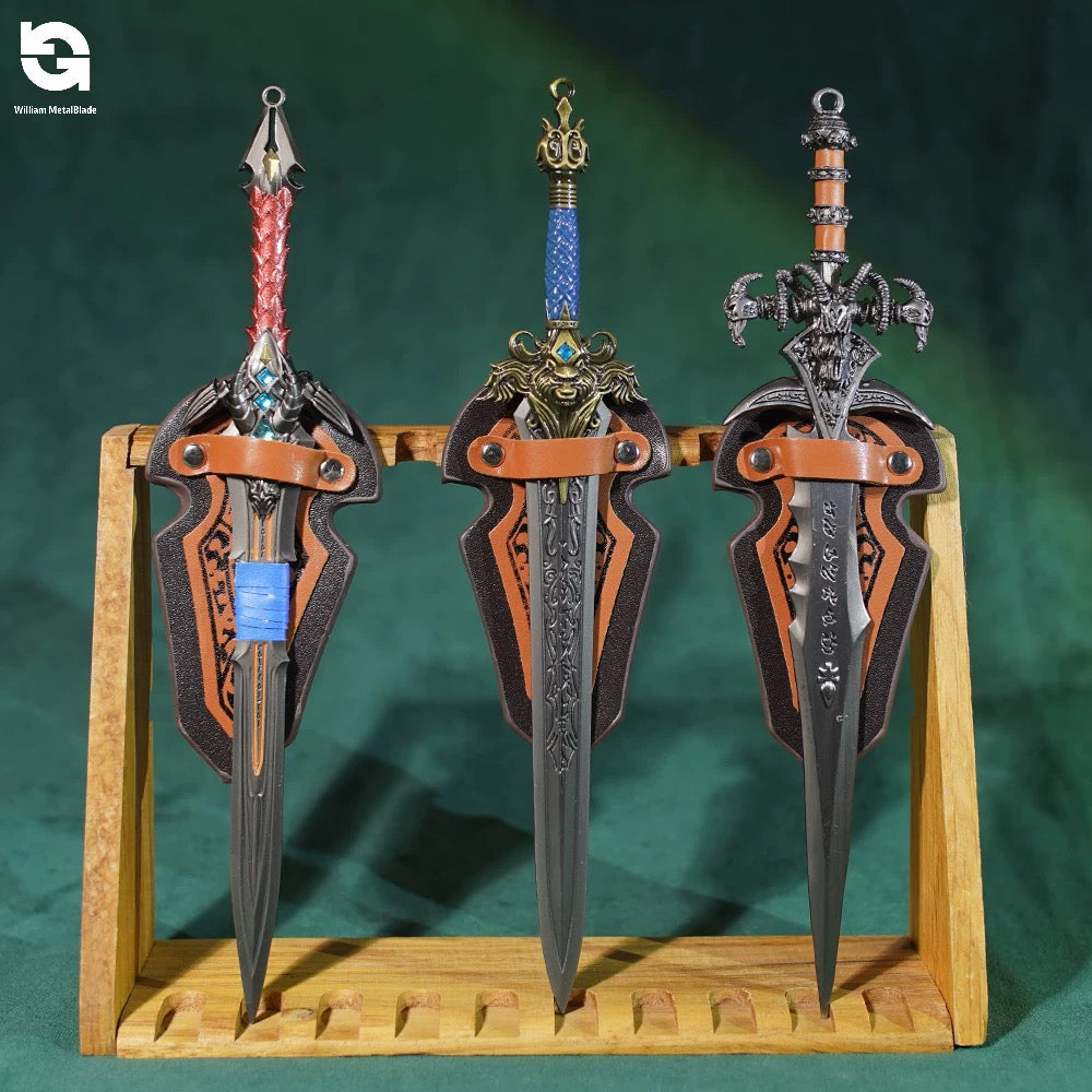 22CM/8.7" WOW Classical Weapon Collection 3 in 1 Pack