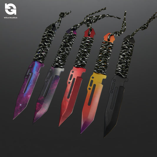 22cm/8.66'' CSGO High-quality Paracord Knife Steel  Sharp Replica