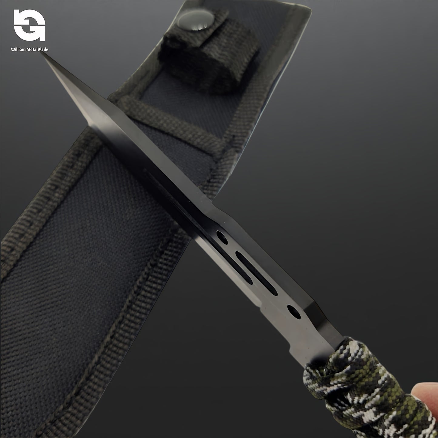 22cm/8.66'' CSGO High-quality Paracord Knife Steel  Sharp Replica