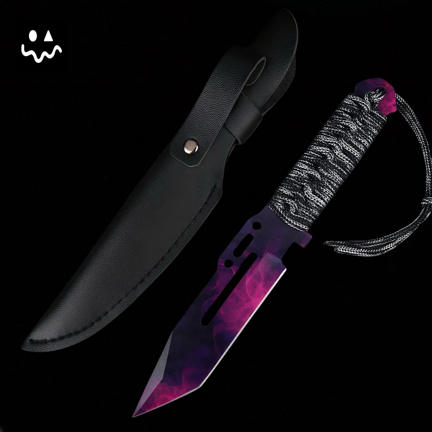 22cm/8.66'' CSGO High-quality Paracord Knife Steel  Sharp Replica