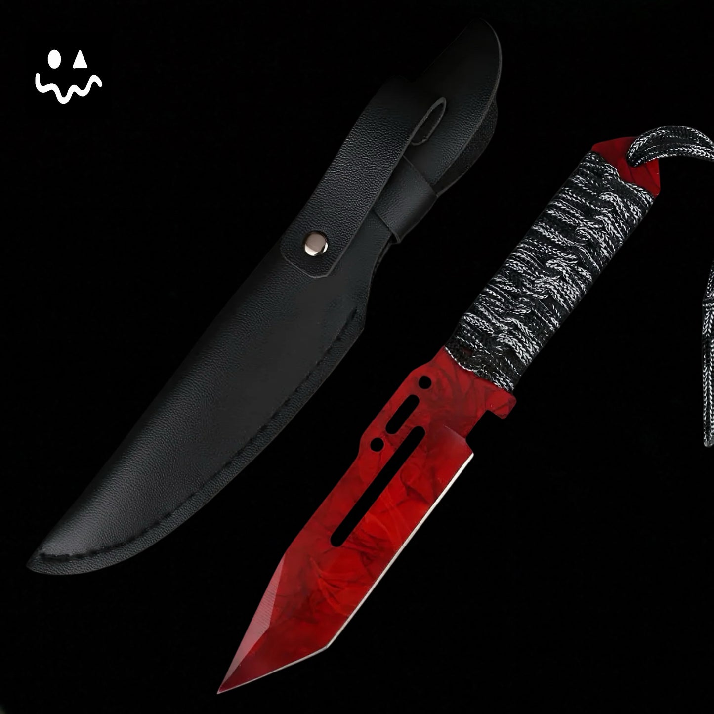 22cm/8.66'' CSGO High-quality Paracord Knife Steel  Sharp Replica