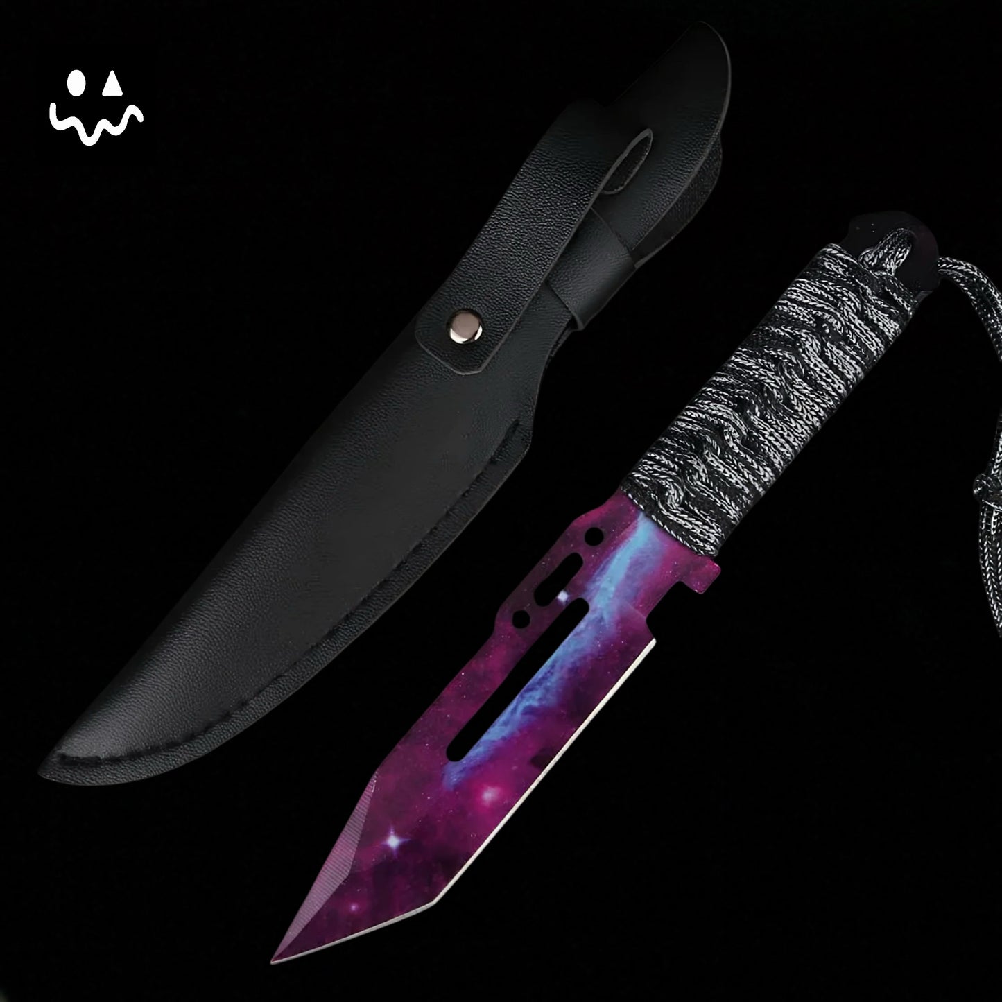 22cm/8.66'' CSGO High-quality Paracord Knife Steel  Sharp Replica