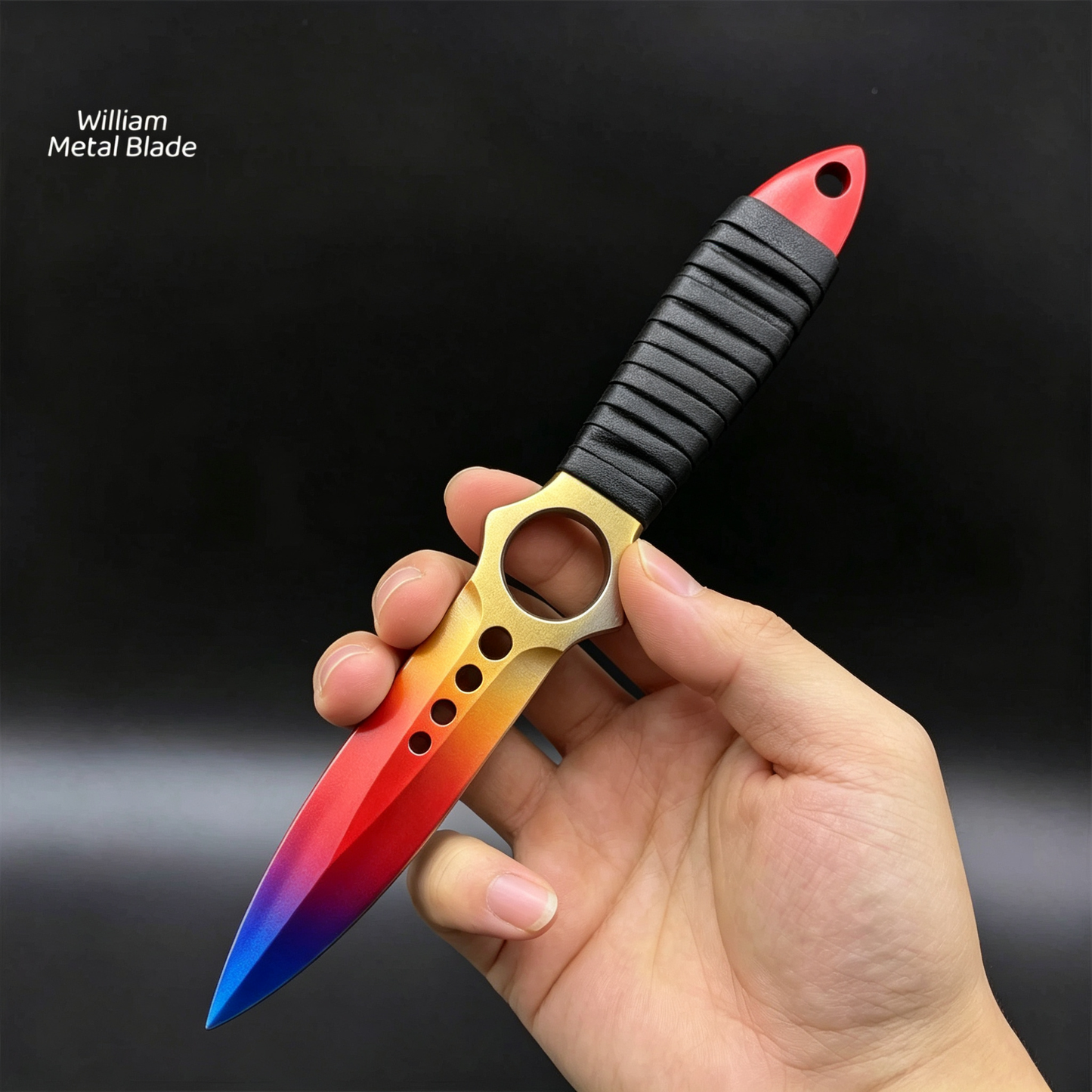 22cm/8.66'' CSGO Skeleton Knife High quality Blunt Blade Replica