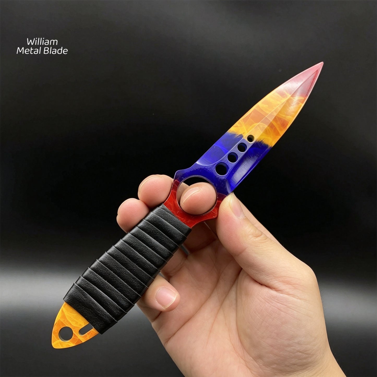 22cm/8.66'' CSGO Skeleton Knife High quality Blunt Blade Replica
