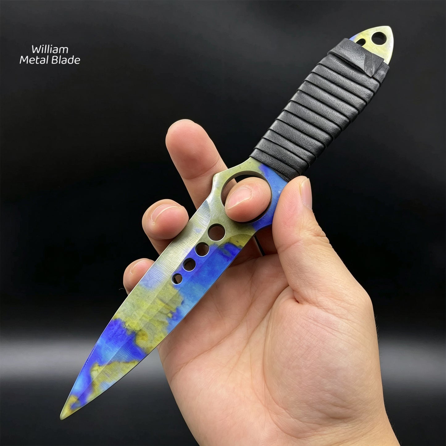 22cm/8.66'' CSGO Skeleton Knife High quality Blunt Blade Replica