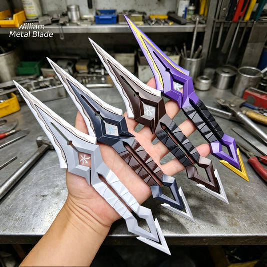 23CM/9.0" Kuronami Naru-Kami Metal Blunt Blade Kunai