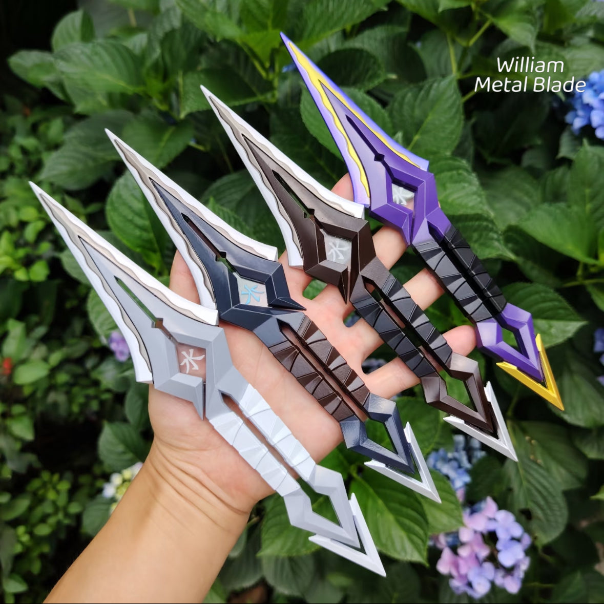 23CM/9.0" Kuronami Naru-Kami Metal Blunt Blade Kunai