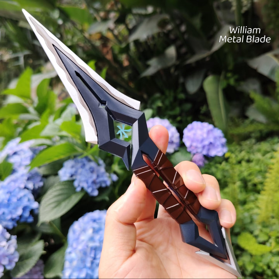 23CM/9.0" Kuronami Naru-Kami Metal Blunt Blade Kunai