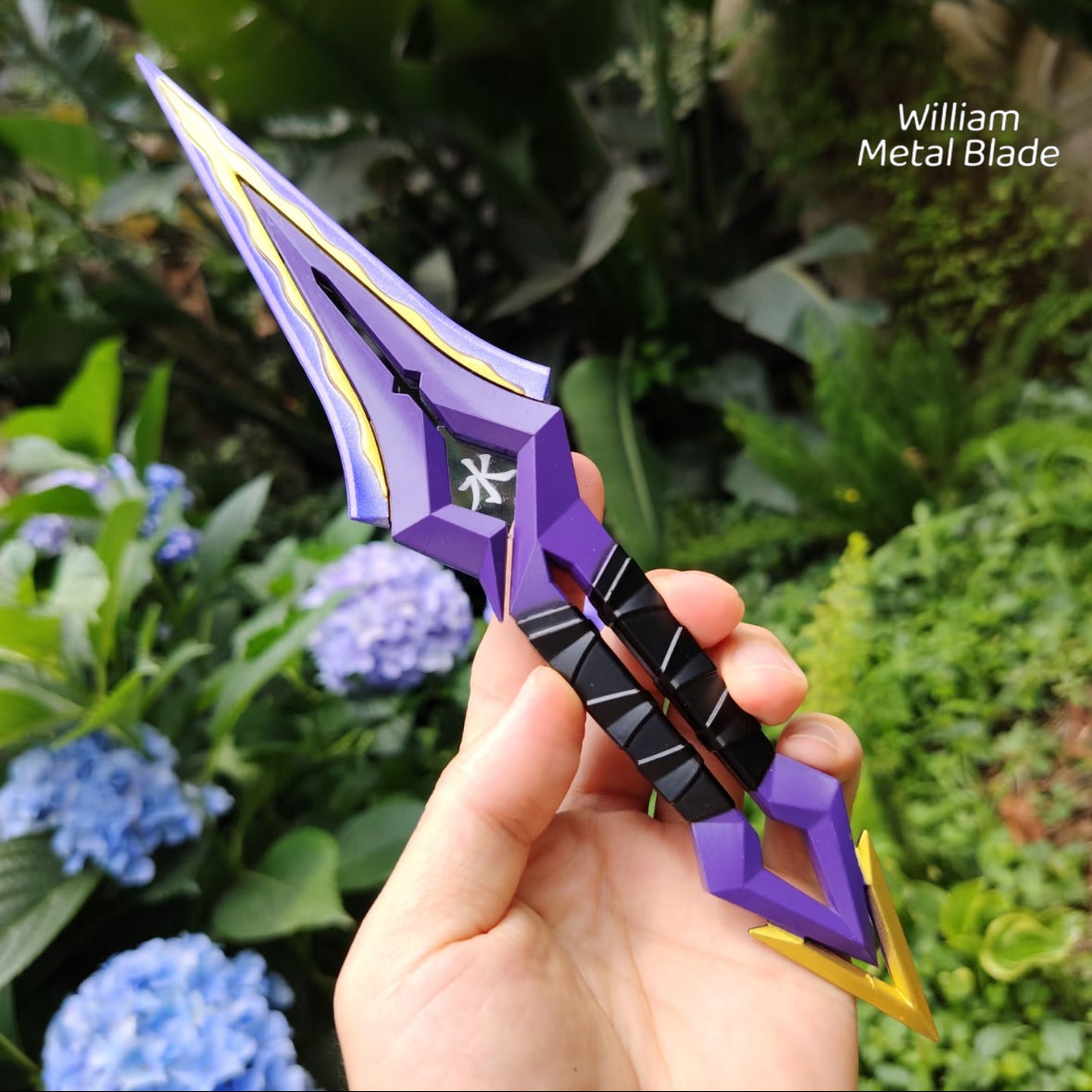23CM/9.0" Kuronami Naru-Kami Metal Blunt Blade Kunai
