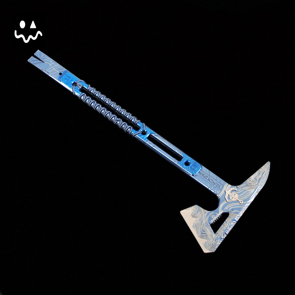 24CM/9.4" Delta Force Black Sea Tactical Axe Metal Replica