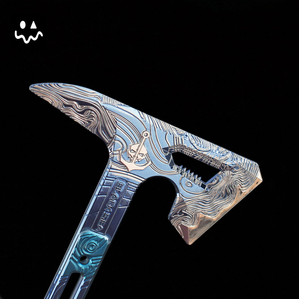 24CM/9.4" Delta Force Black Sea Tactical Axe Metal Replica