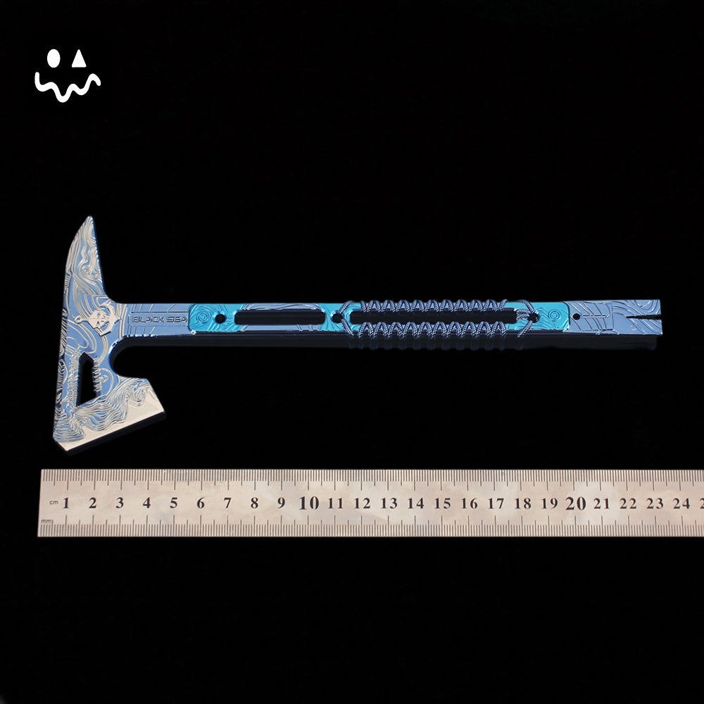 24CM/9.4" Delta Force Black Sea Tactical Axe Metal Replica