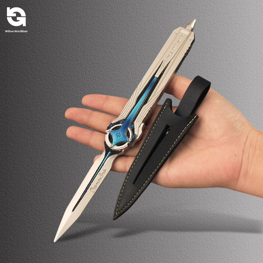 24CM/9.4" Delta Force Gane Weapon North Star Mini Knife Blunt Blade Metal Replica