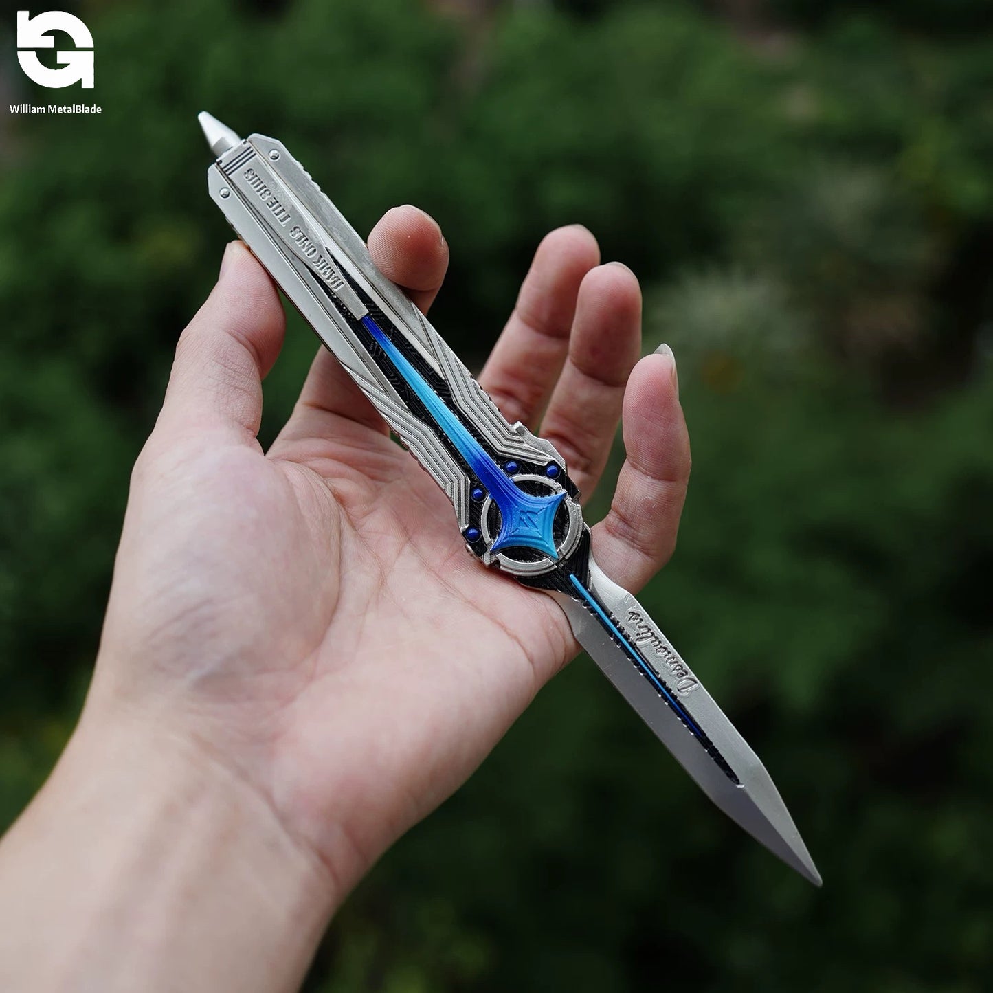 24CM/9.4" Delta Force Gane Weapon North Star Mini Knife Blunt Blade Metal Replica