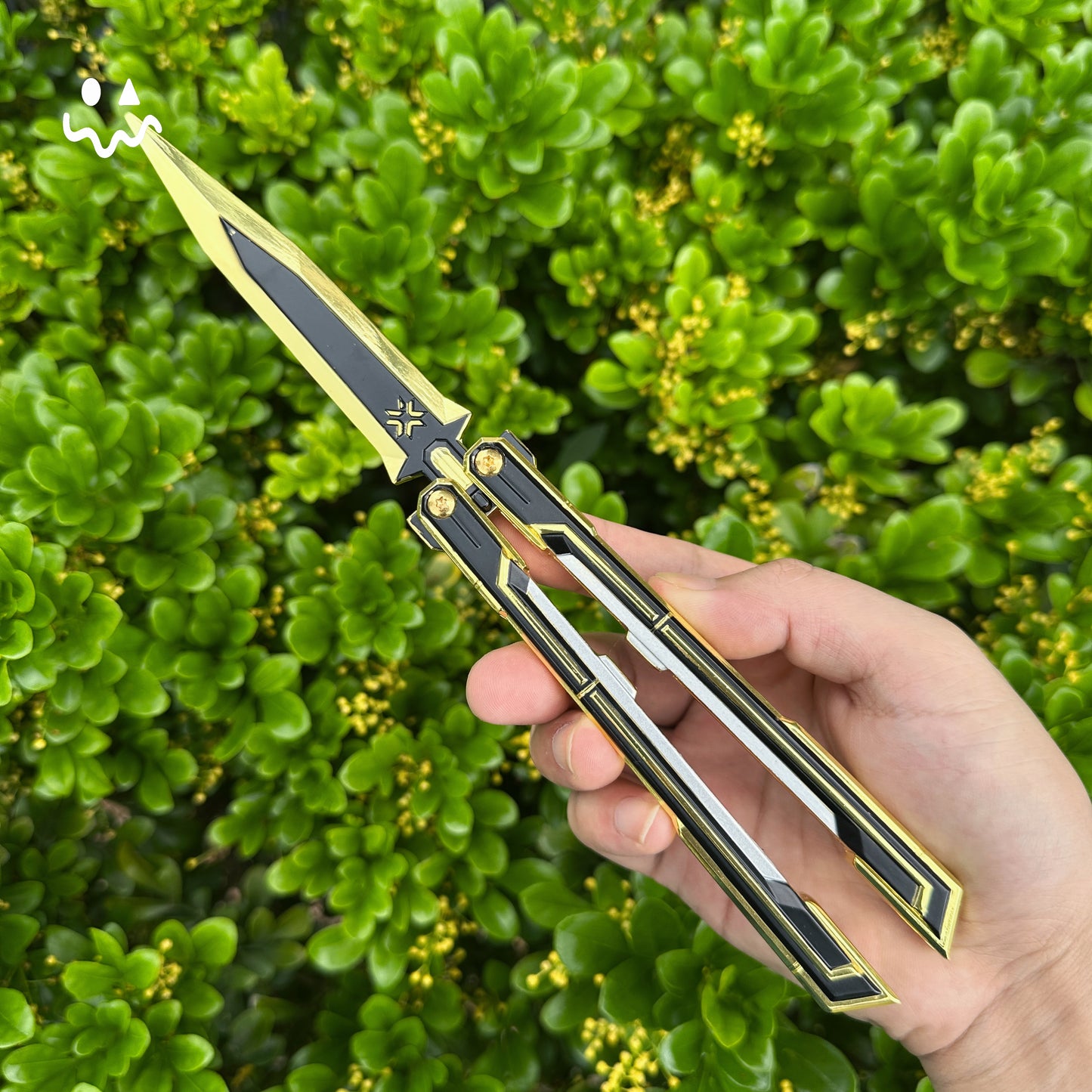 25CM/9.8" Champion 2025 Knife Metal Replica