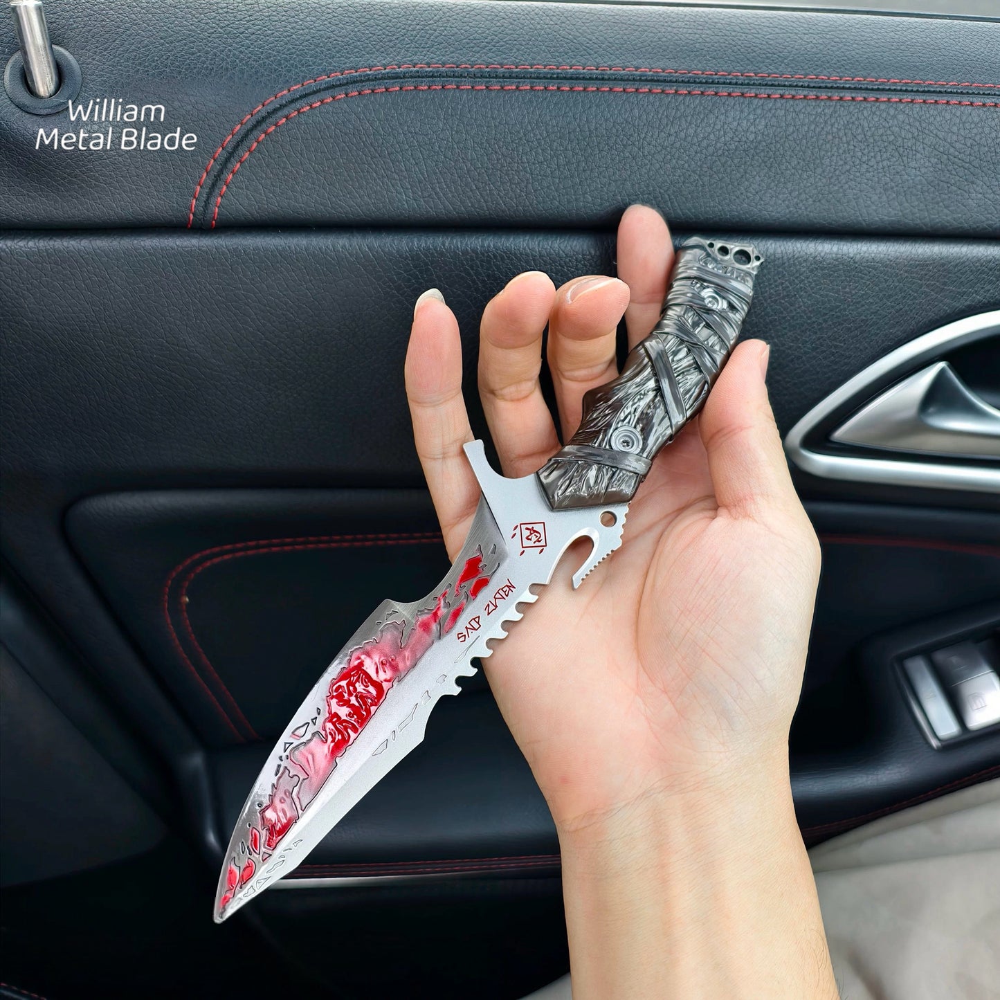 25CM/9.8" Delta Force Hawk Ops Machete Metal Replica
