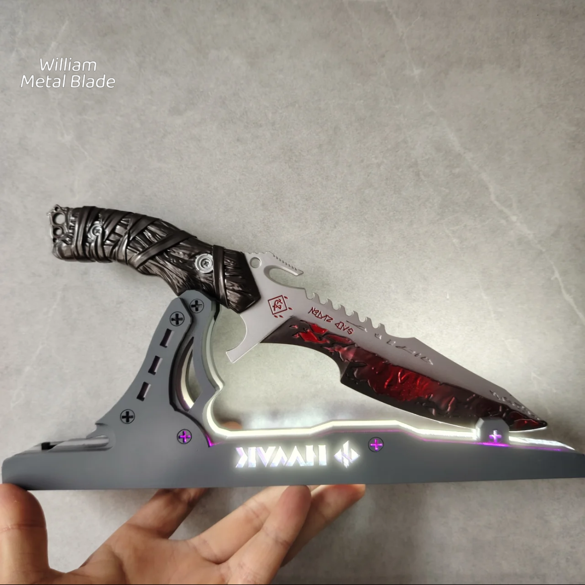 25CM/9.8" Delta Force Hawk Ops Machete Metal Replica