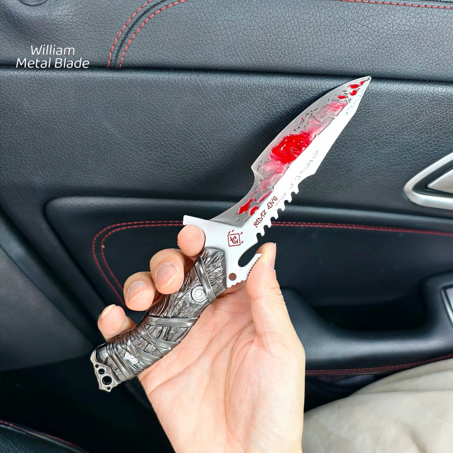 25CM/9.8" Delta Force Hawk Ops Machete Metal Replica