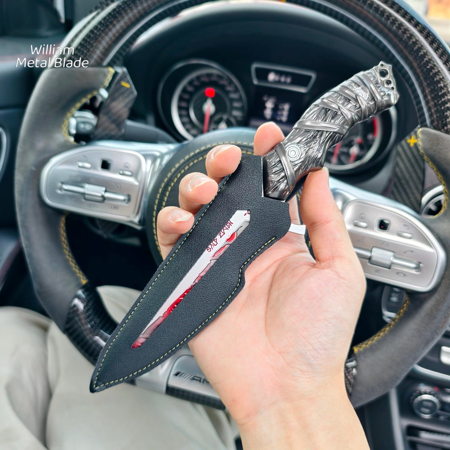 25CM/9.8" Delta Force Hawk Ops Machete Metal Replica