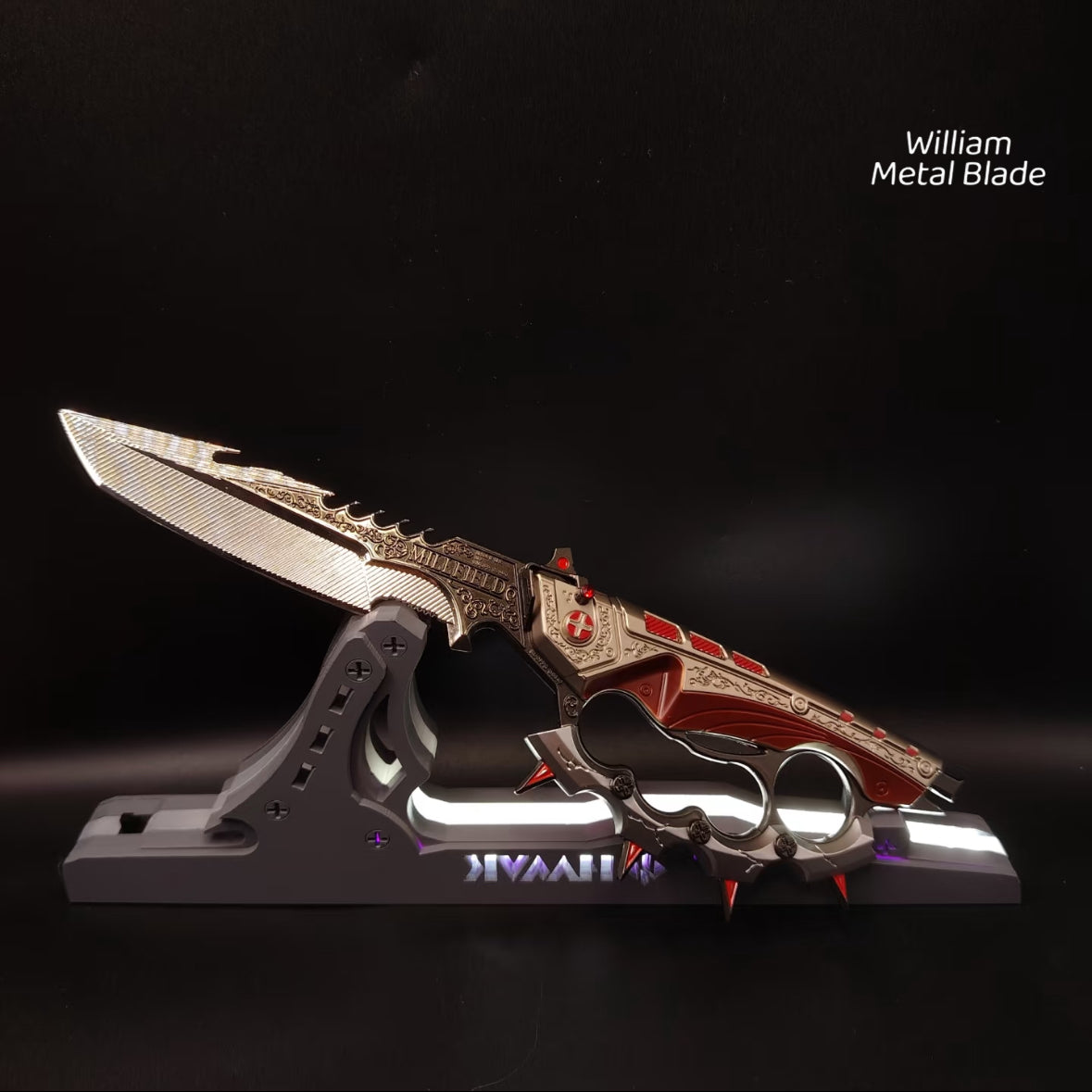 25CM/9.8" High-quality Delta Force Creed Knife Metal Blunt Replica