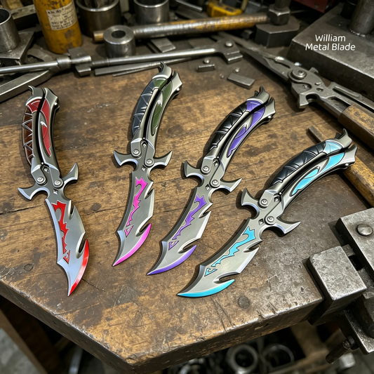 25CM/9.8" Reaver 3.0 Balisong High quality Metal Replica