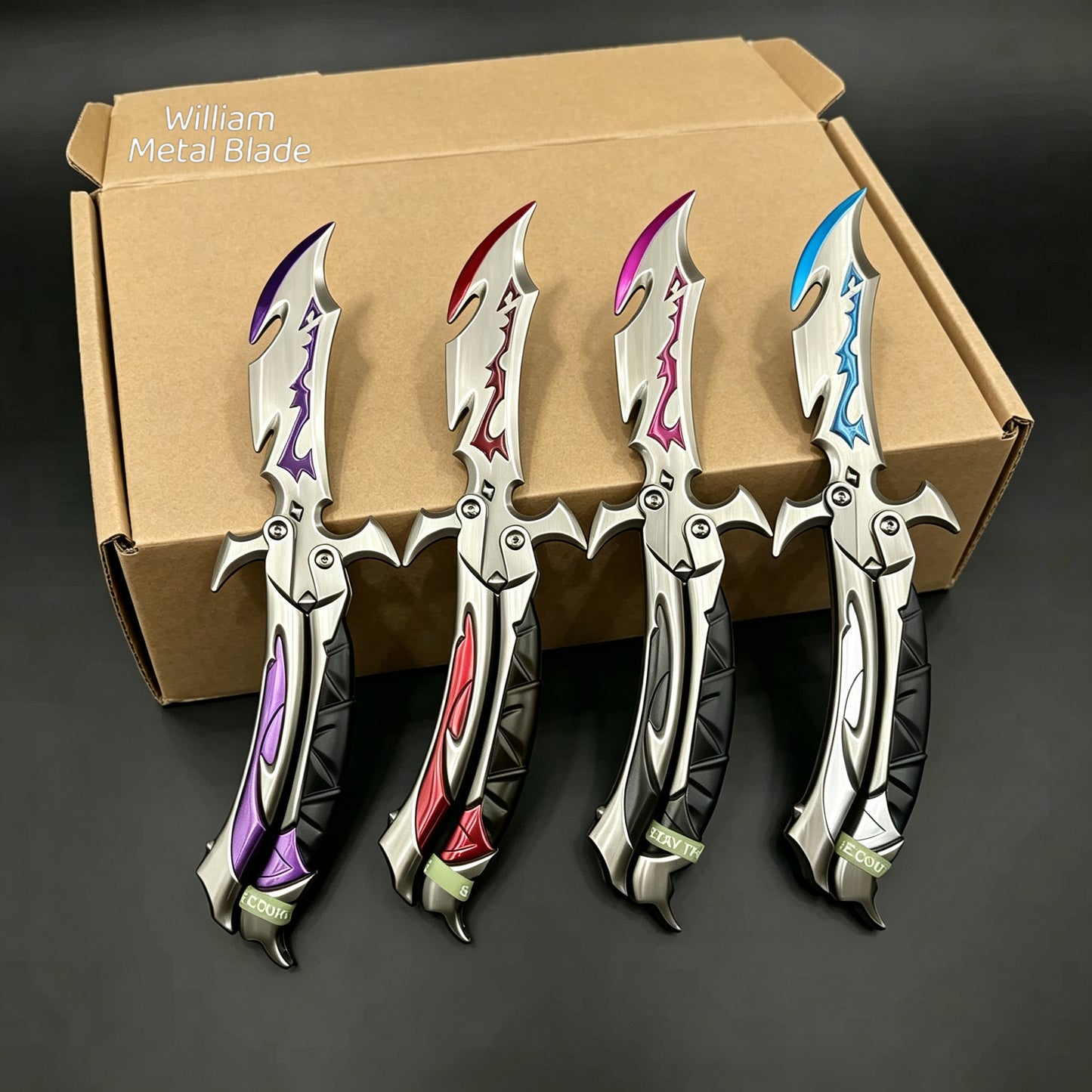 25CM/9.8" Reaver 3.0 Balisong High quality Metal Replica