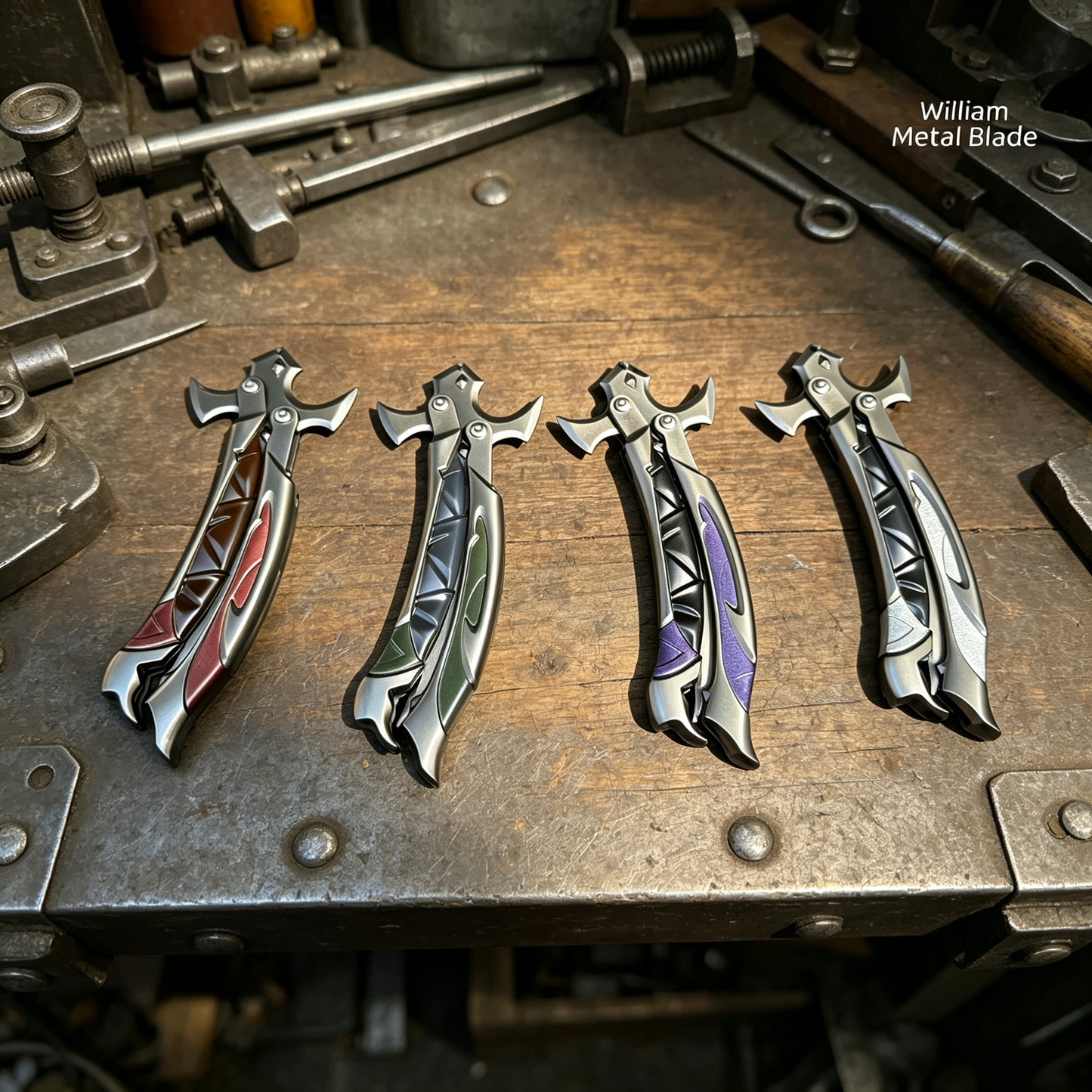 25CM/9.8" Reaver 3.0 Balisong High quality Metal Replica
