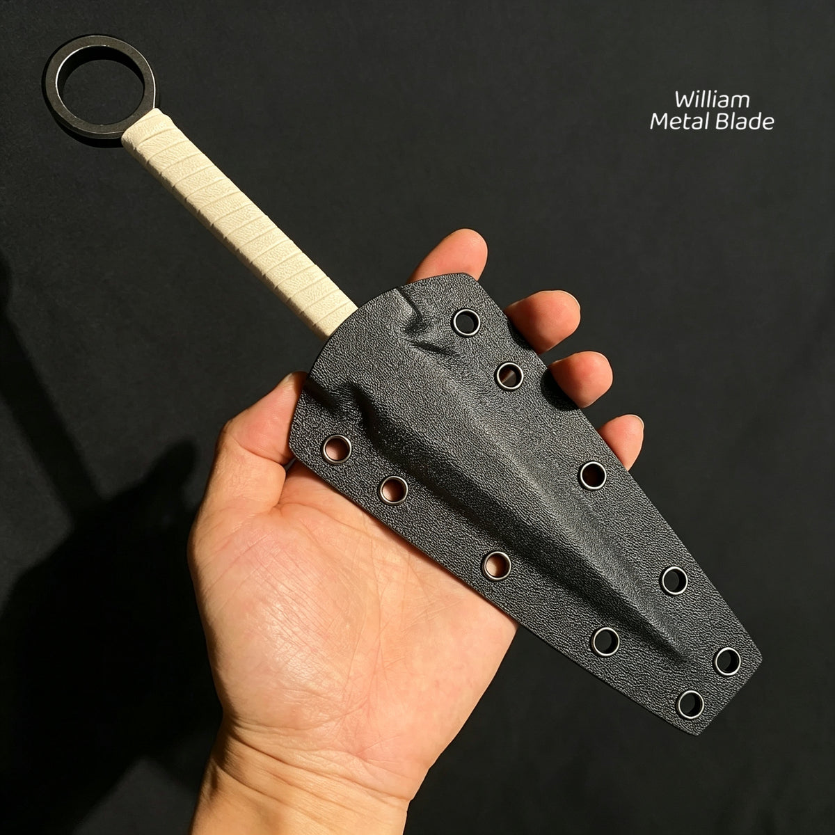 25CM/9.9" Dark Thorn CR12MOV Steel Outdoor Tool Kunai