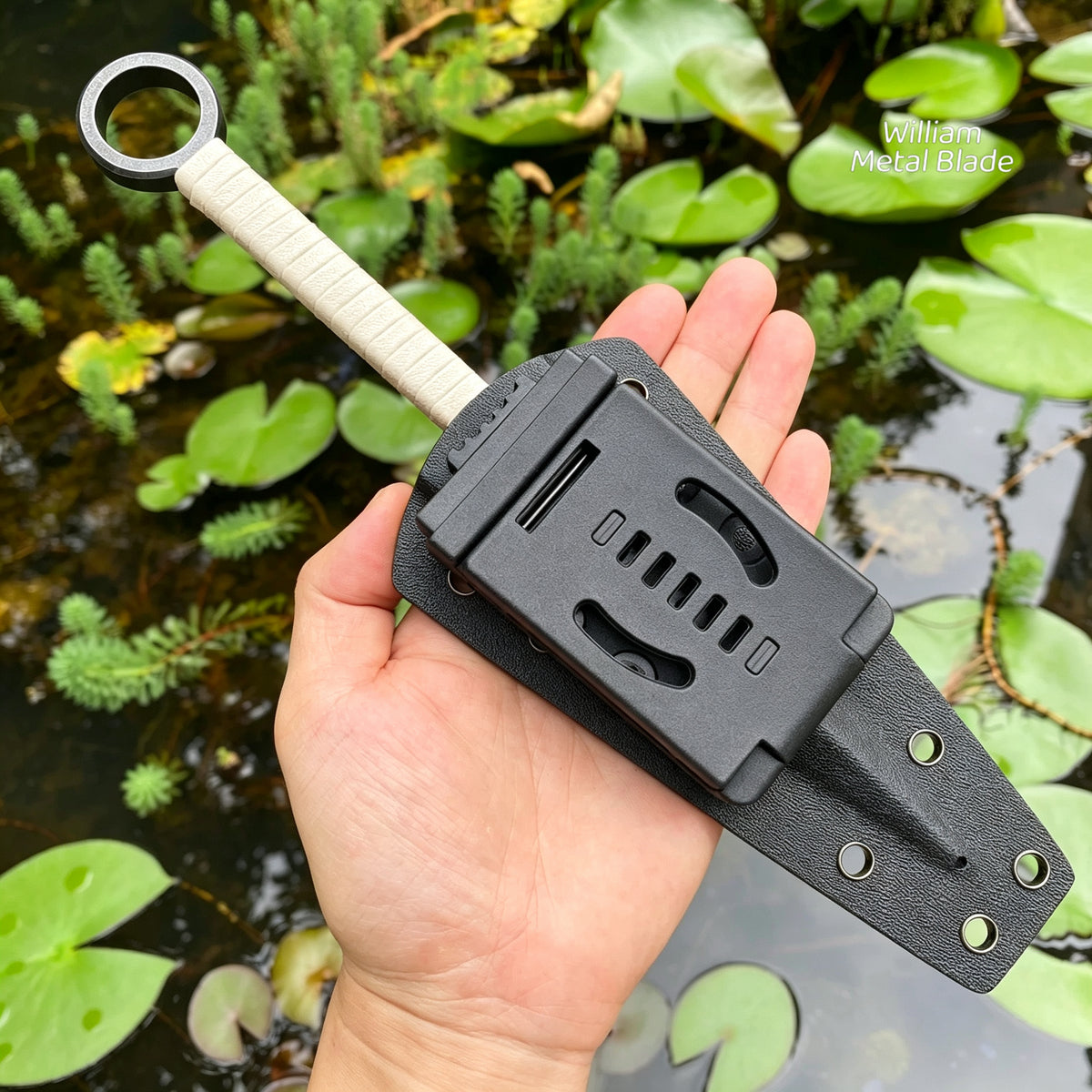 25CM/9.9" Dark Thorn CR12MOV Steel Outdoor Tool Kunai