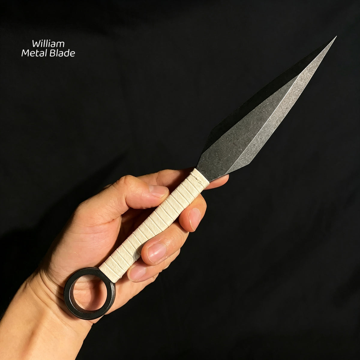 25CM/9.9" Dark Thorn CR12MOV Steel Outdoor Tool Kunai