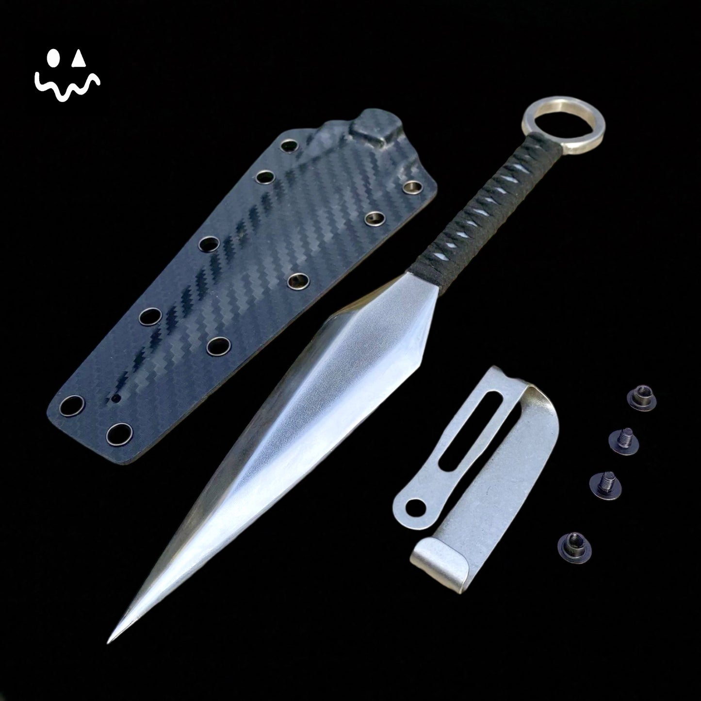 26CM/10.2" Hand-forged Steel GOY Atsu Ninja Kunai Irl