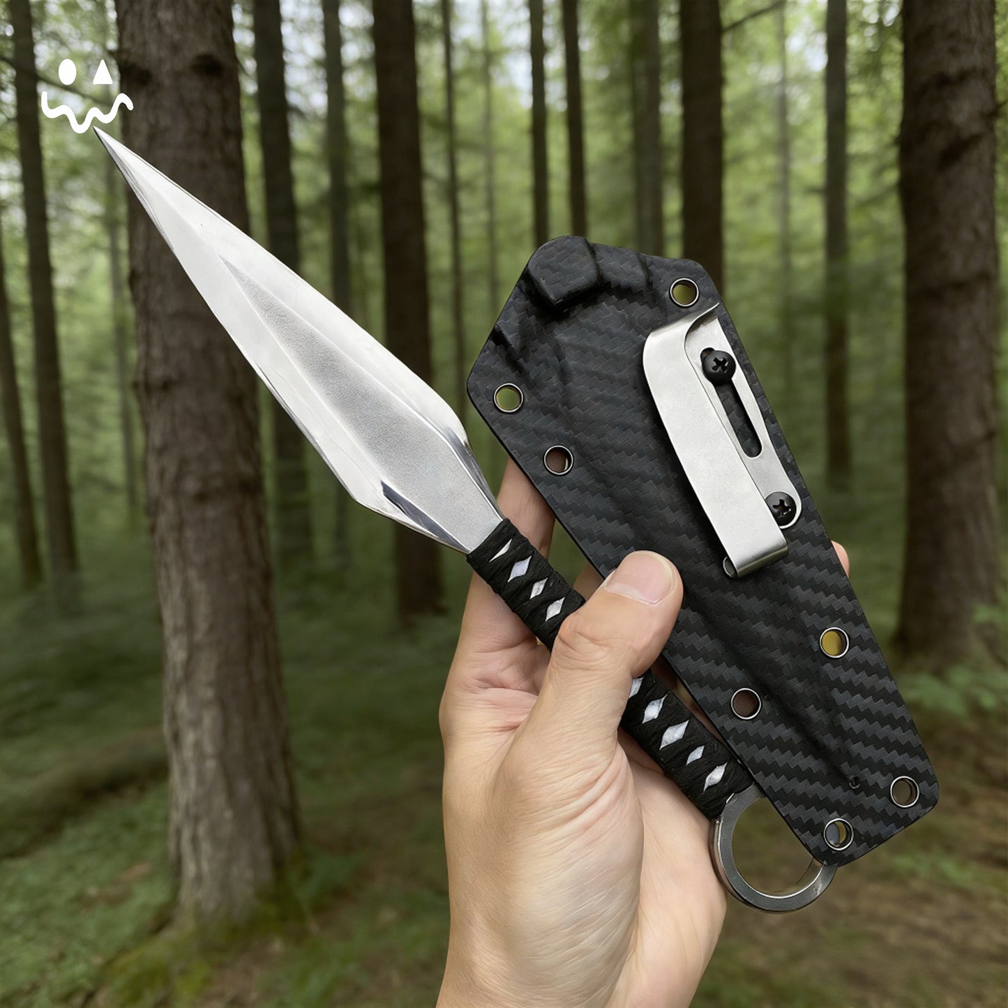 26CM/10.2" Hand-forged Steel GOY Atsu Ninja Kunai Irl