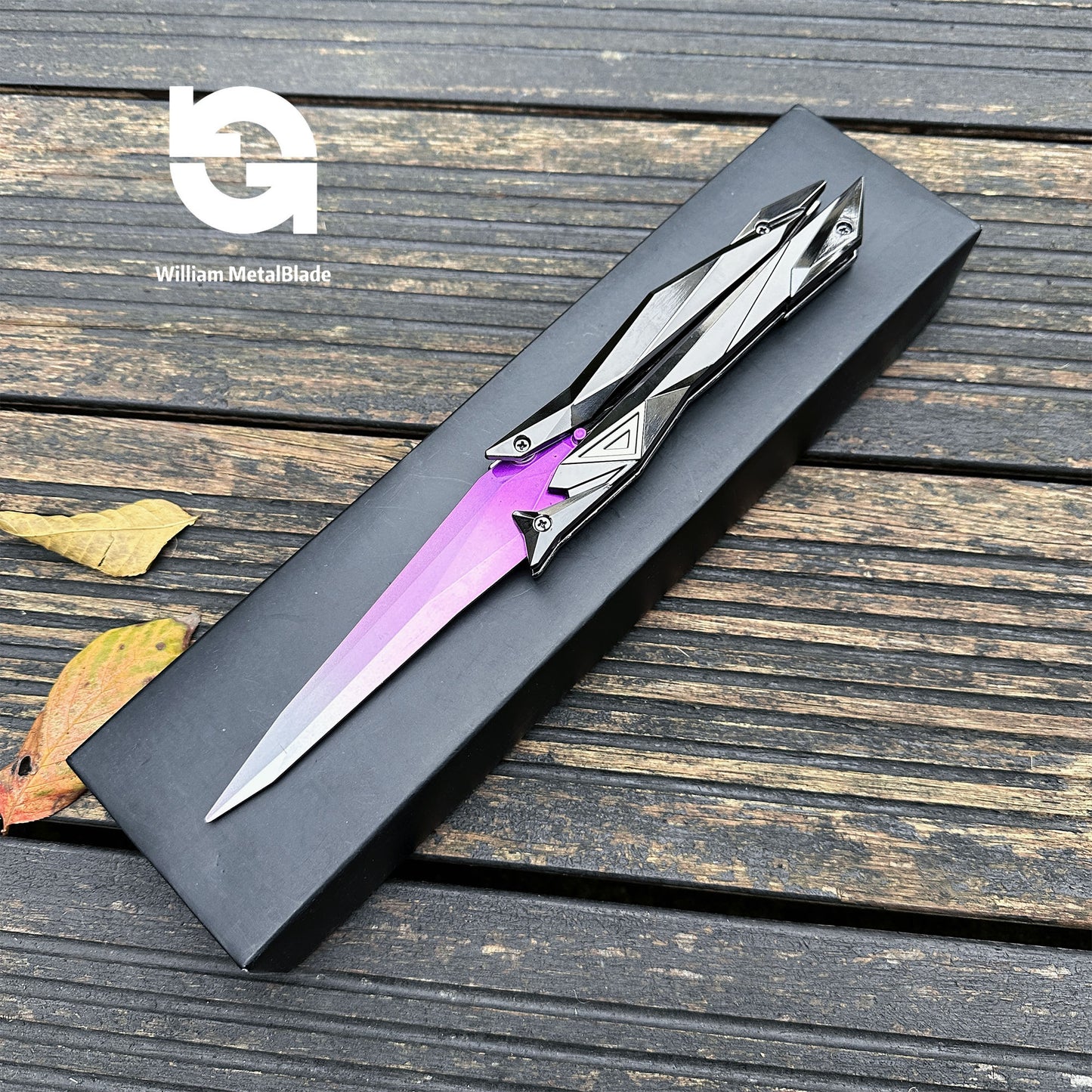 27CM/10.6" High-quality Singularity 2.0 Butterfly Knife Metal Replica