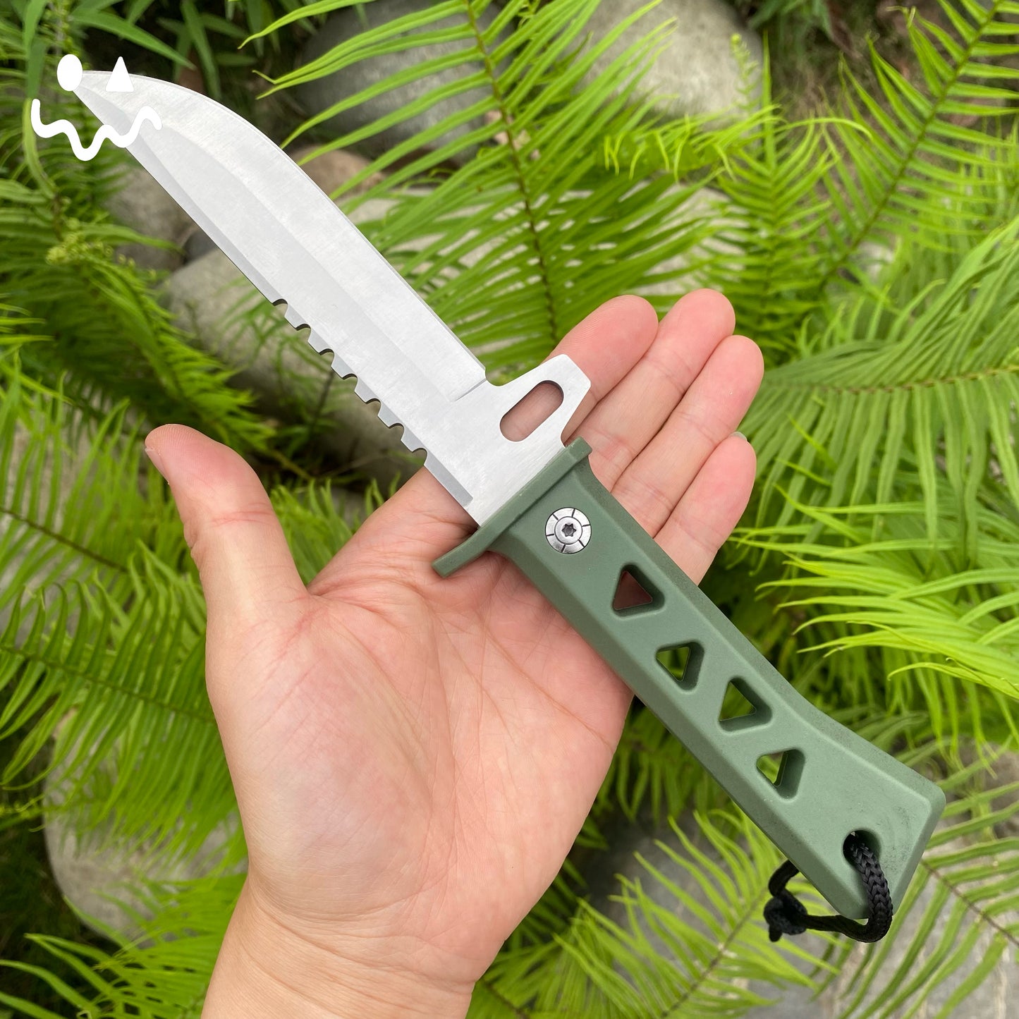27CM/10.6 Xenohunter Knife Metal Replica
