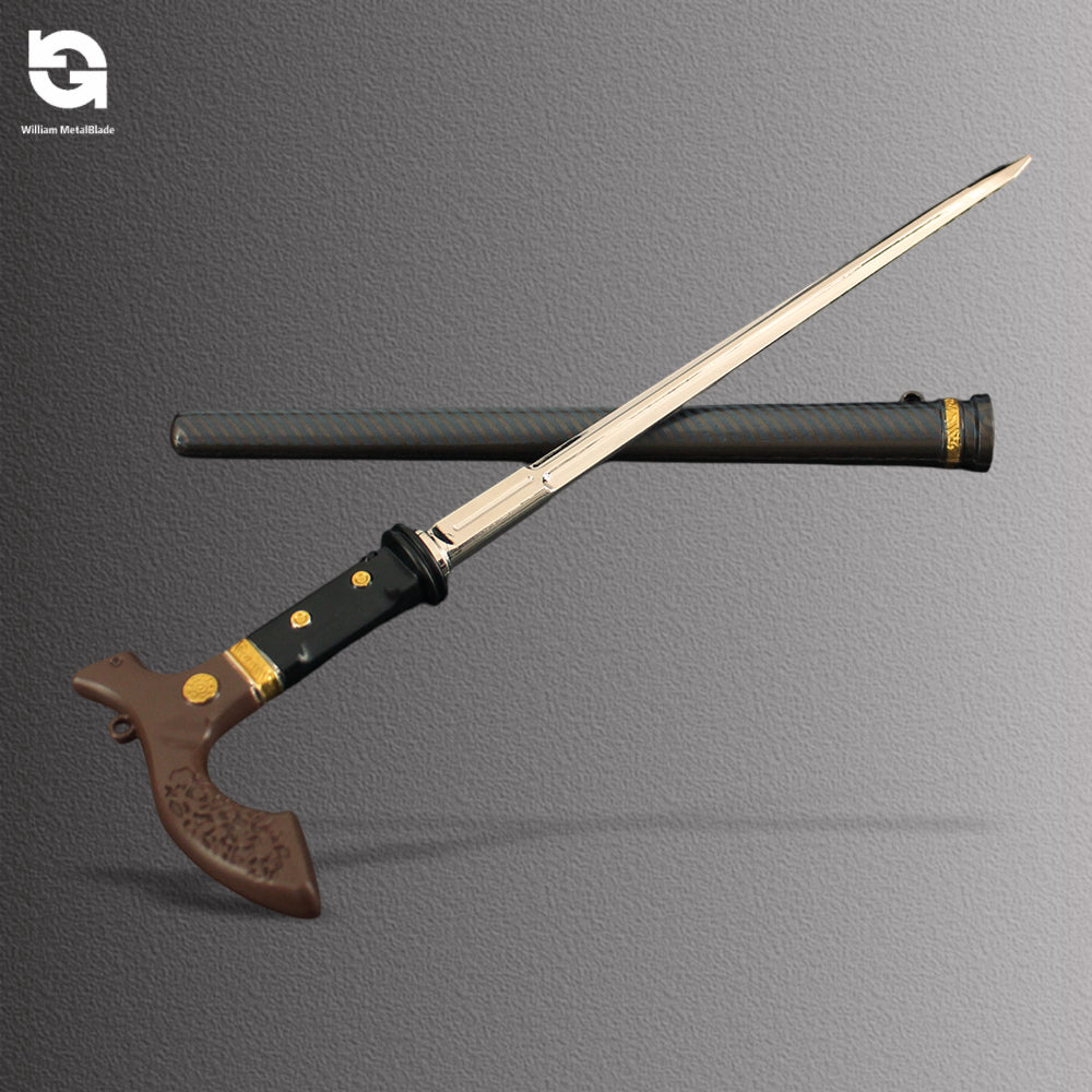 27cm/10.6'' Arena Breakout Judgment Cane Sword Metal Replica