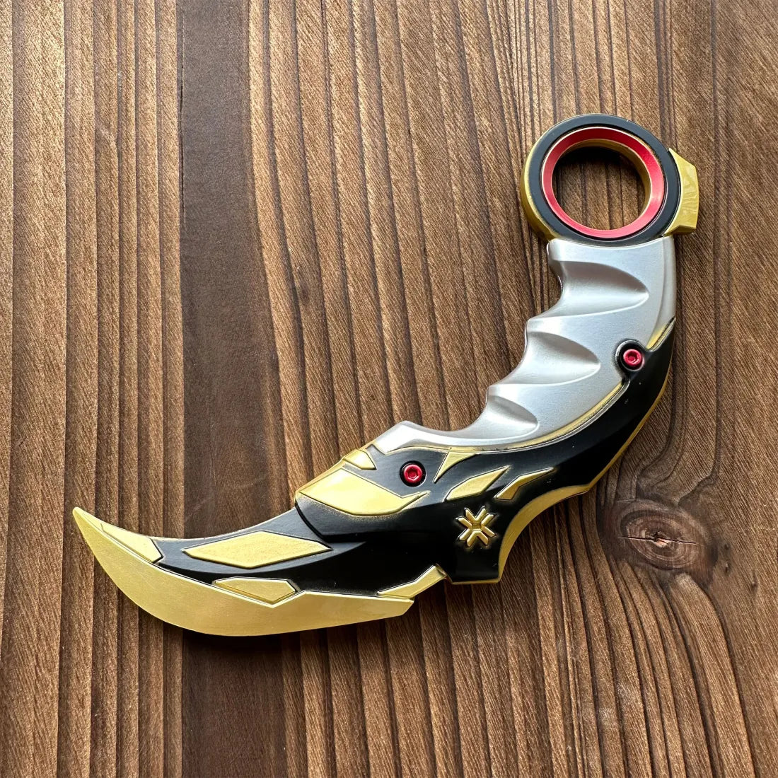 Metal Champion Karambit Blunt Blade Trainer Cosplay Prop