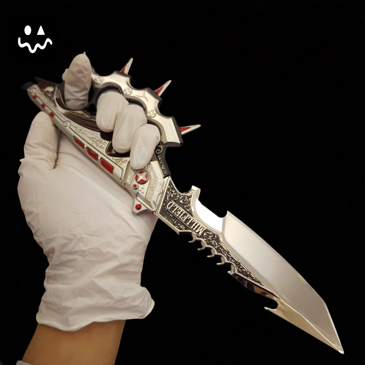 28CM/11" Delta Force Creed Knife Metal Blunt Replica