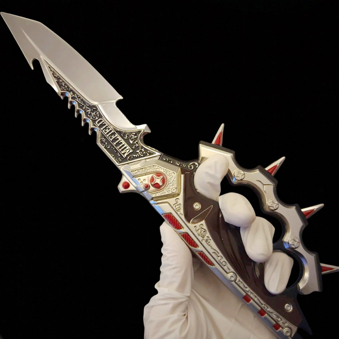 28CM/11" Delta Force Creed Knife Metal Blunt Replica