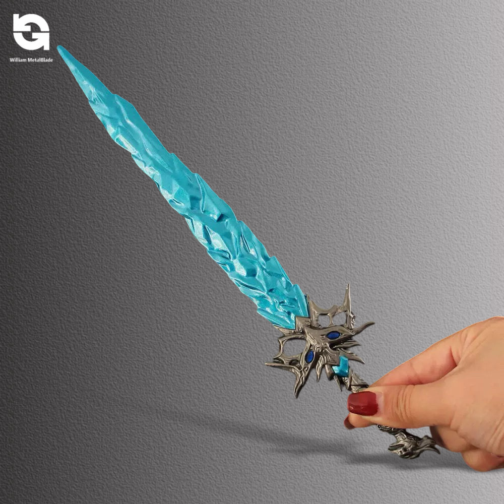 28CM/11" Long Sword Ice Soul Metal Replica