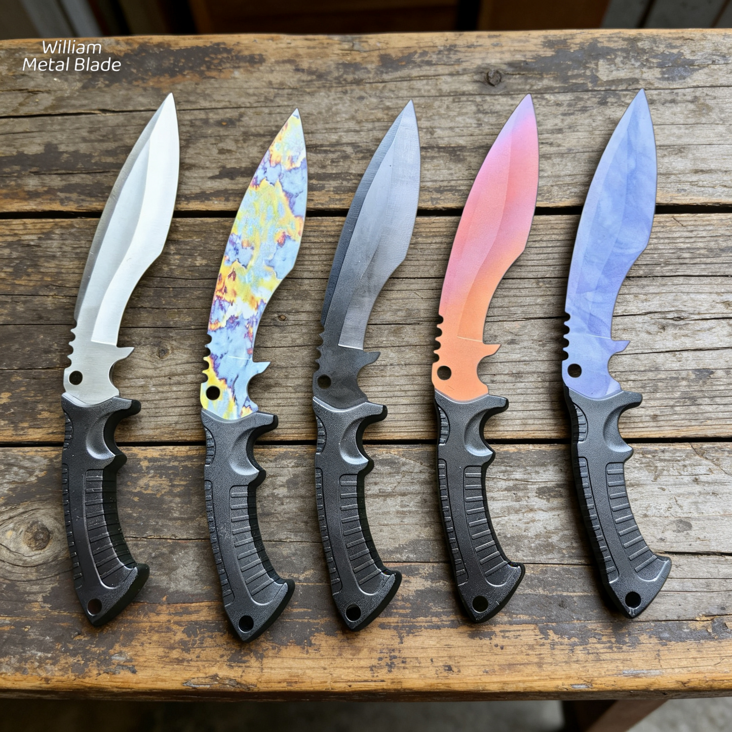28cm/11'' GO Game Blunt Blades Kukri Knife Props