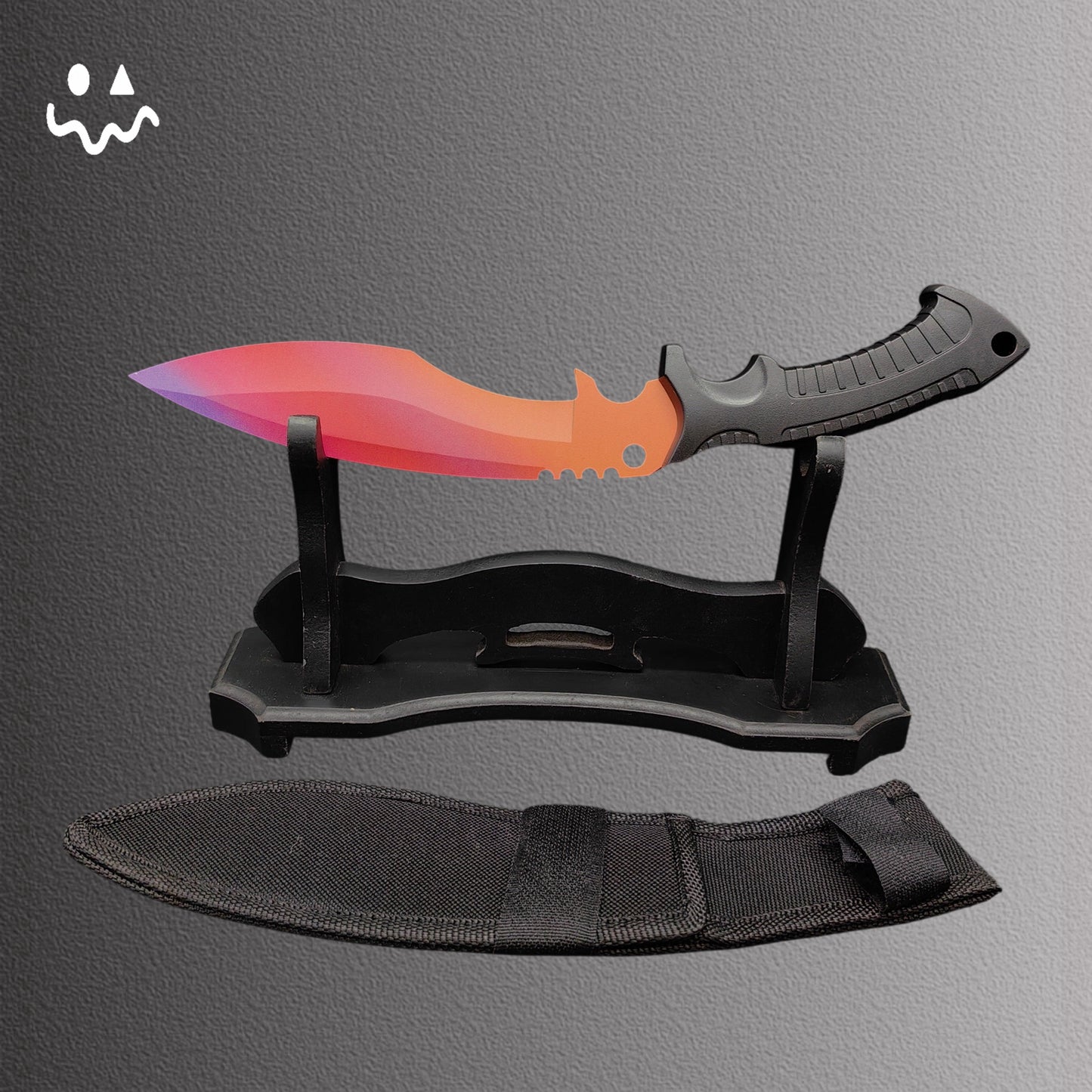 28cm/11'' GO Game Blunt Blades Kukri Knife Props