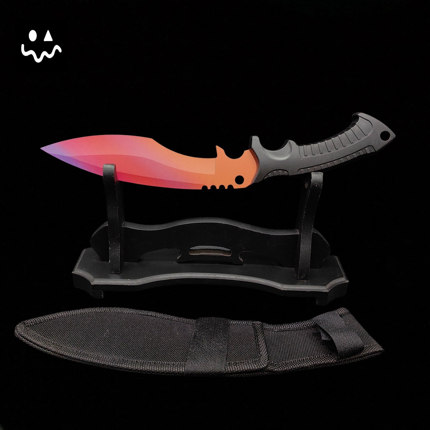 28cm/11'' GO Game Blunt Blades Kukri Knife Props