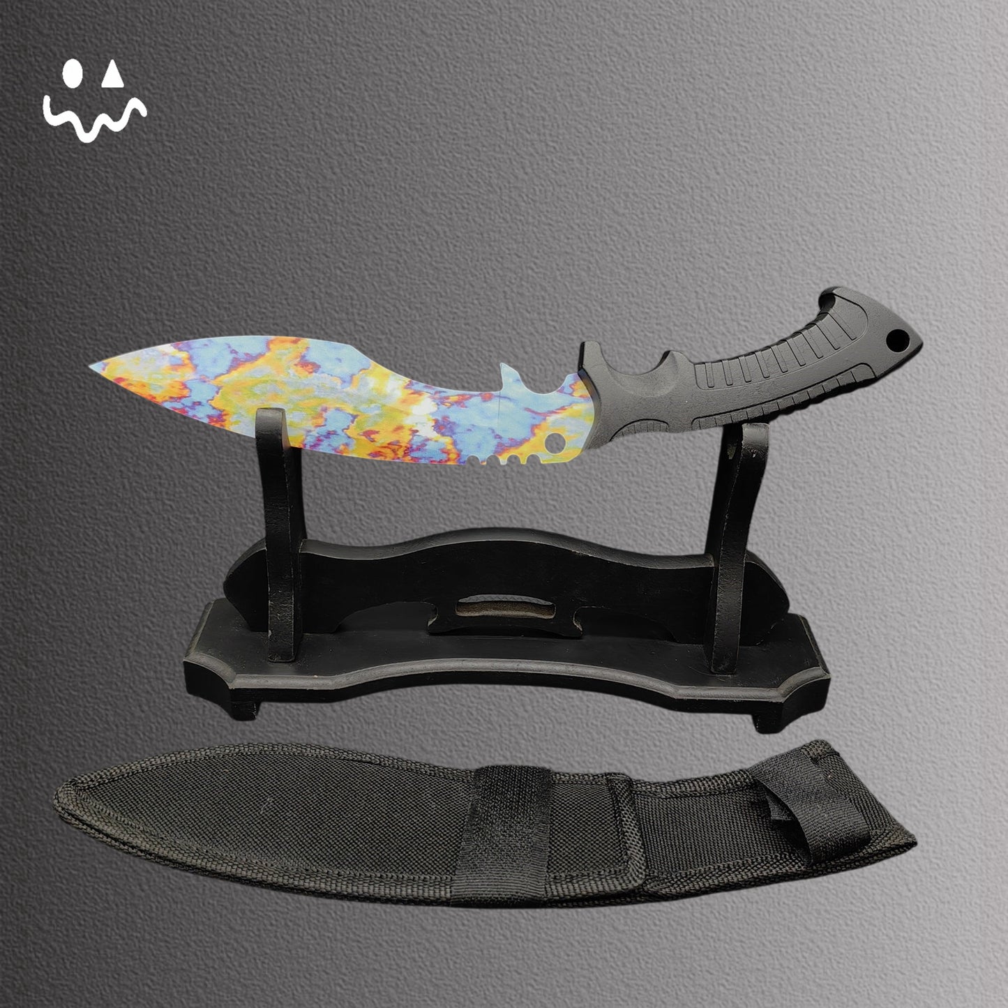 28cm/11'' GO Game Blunt Blades Kukri Knife Props